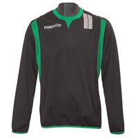 Macron Personalizzata Genser BLK/GRN 3XS Rimelig treningsgenser