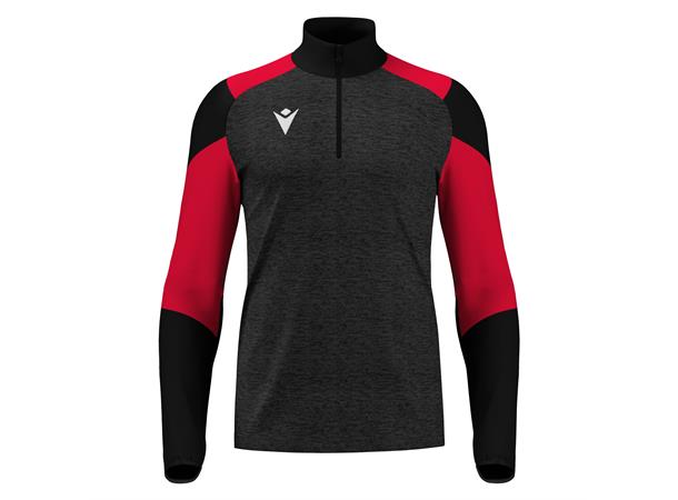 Izel Training 1/4 Zip Top BLK/RED 3XL Teknisk treningsgenser - Unisex 