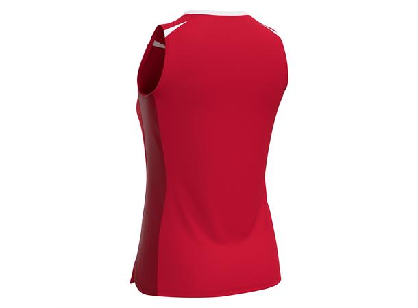 Lily Eco Sleeveless Shirt RED/WHT 3XS Teknisk kamp og treningsdrakt - Dame 