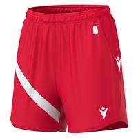 BANSHEE ECO shorts W RED/WHT 3XL Teknisk kamp og treningsshorts - Dame