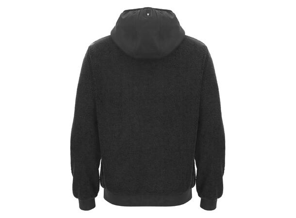 Sapporo Icon full zip teddy BLK S Fullzip Fleecejakke - Unisex 